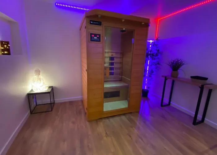 COSY&SPA Appartement Luxe JACUZZI SAUNA Suite Cristal Avignon